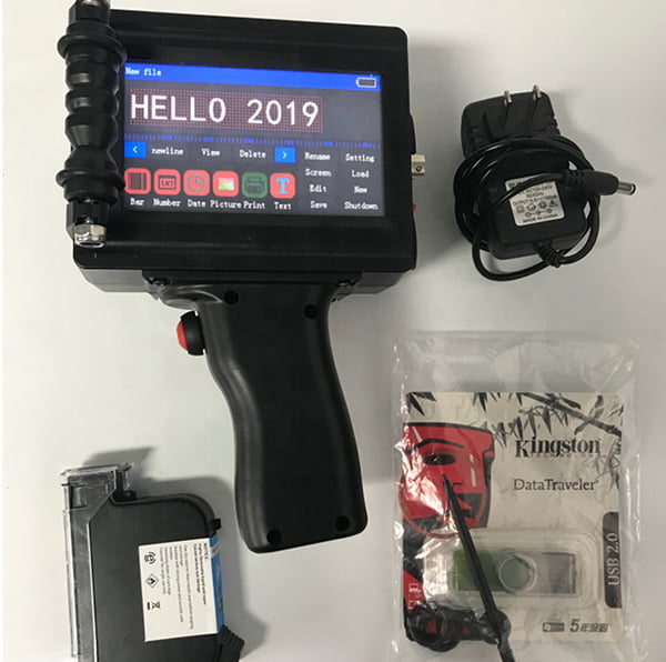 Handheld Barcode Inkjet Printer 12.7MM