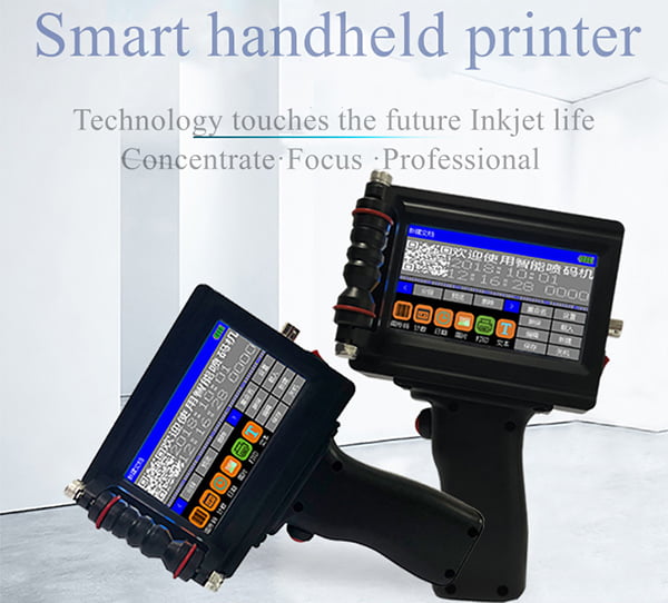 Handheld Barcode Inkjet Printer 12.7MM
