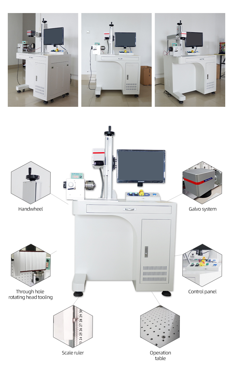 20W Mopa Laser Marking Machine For Stainless Steel