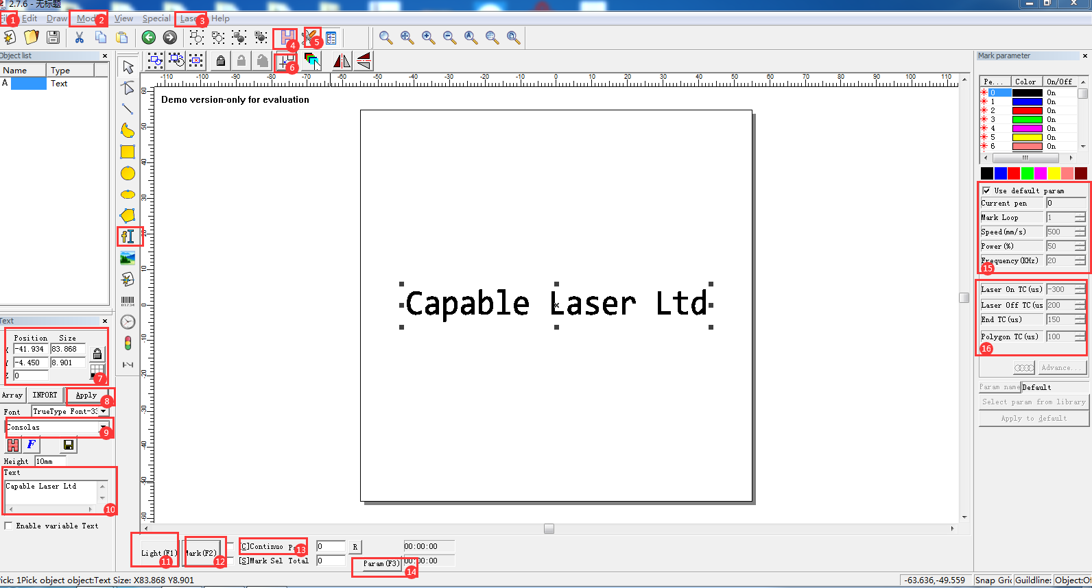 Ezcad opertion Interface simple guide manual