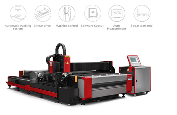 Laser Metal Cutting Machine 1500W