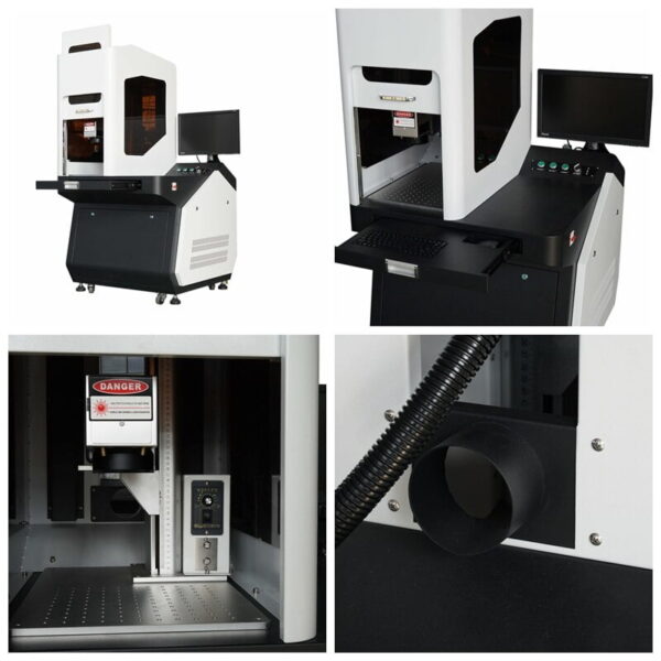 Fully enclosed metal fiber laser marking machine - Image 3