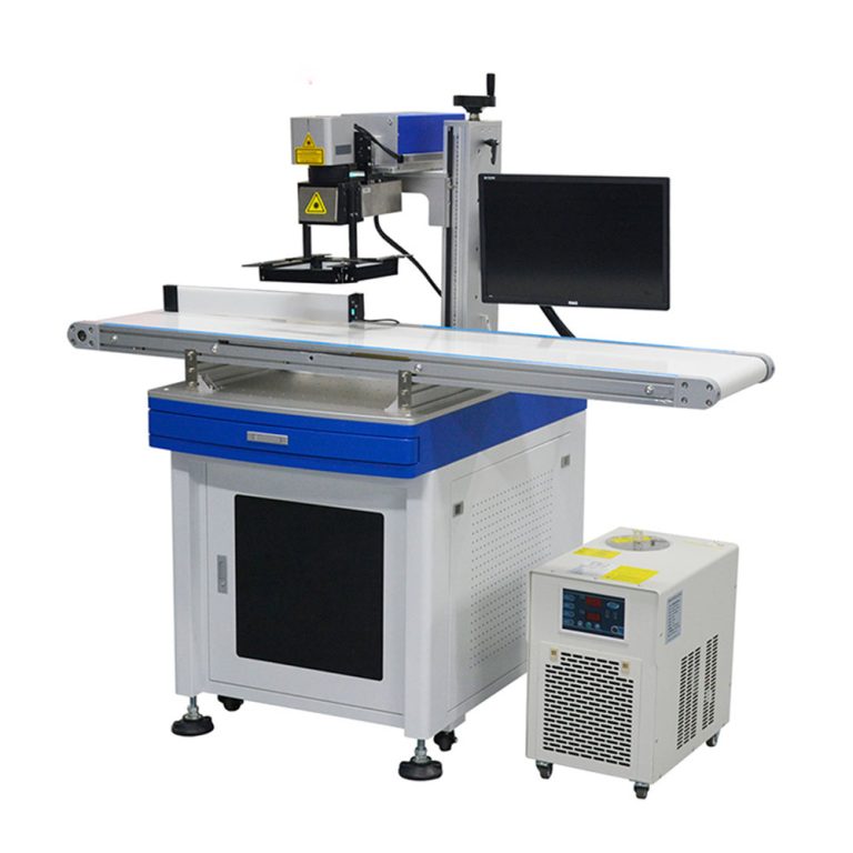 Vision-positioning-Flying-UV-Laser-marking-machine