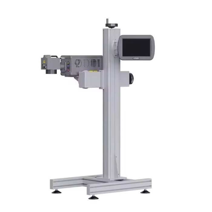 Flying laser marking machine for metal