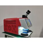 Desktop jewelry laser welding machine red side view